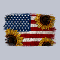 Distressed Yellow Sunflower American Flag Premium Hoodie | Teevron