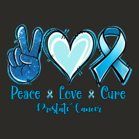 Peace Love Cure Prostate Cancer Heavy Core Tee | Teevron