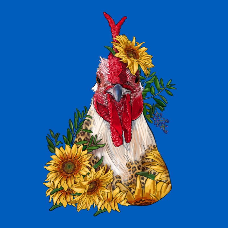 Sunflower Rooster With Leopard Urban Hoodie by RanaPortraitStore | Teevron