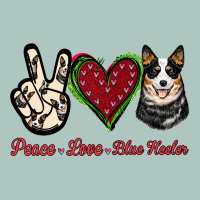Peace Love Blue Heeler Premium Sweatshirt | Teevron