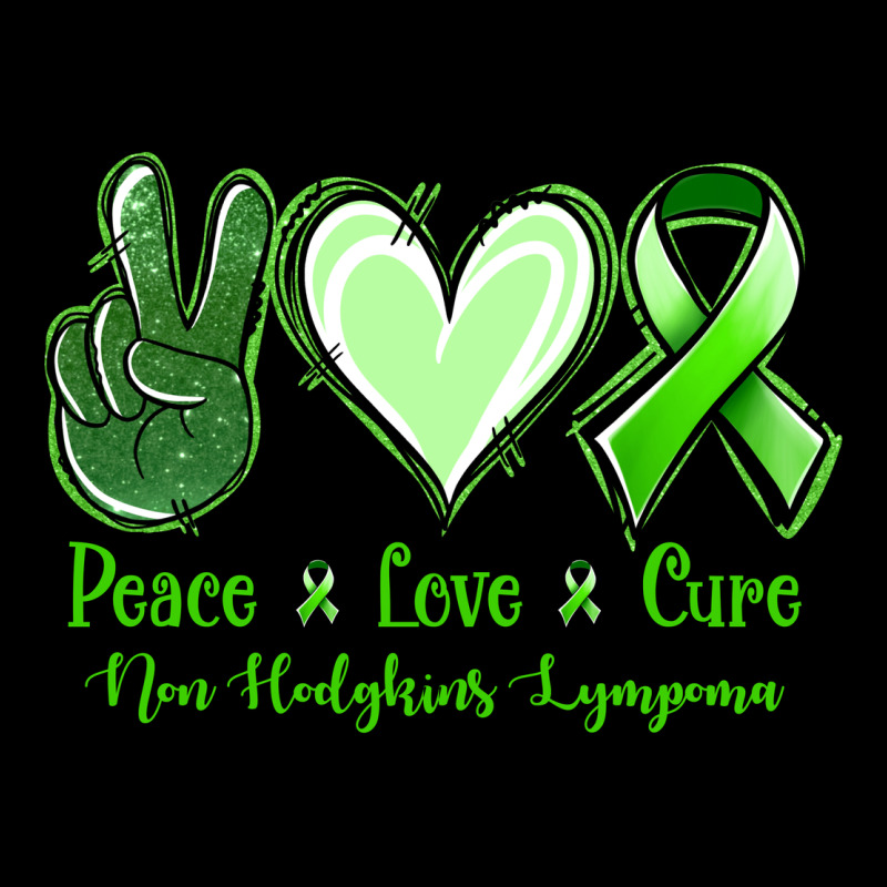 Peace Love Cure Non Hodgkins Lympoma Heavy Core Tee by Jasminsmagicworld | Teevron