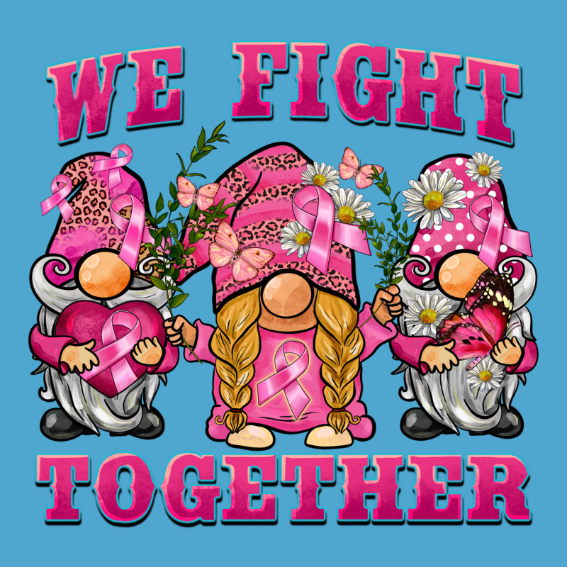 We Fight Together Breast Cancer Gnome Premium Hoodie by BarkalooDesign | Teevron