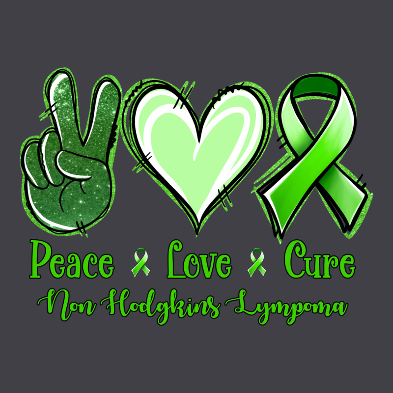 Peace Love Cure Non Hodgkins Lympoma Heavyweight Hoodie by Jasminsmagicworld | Teevron
