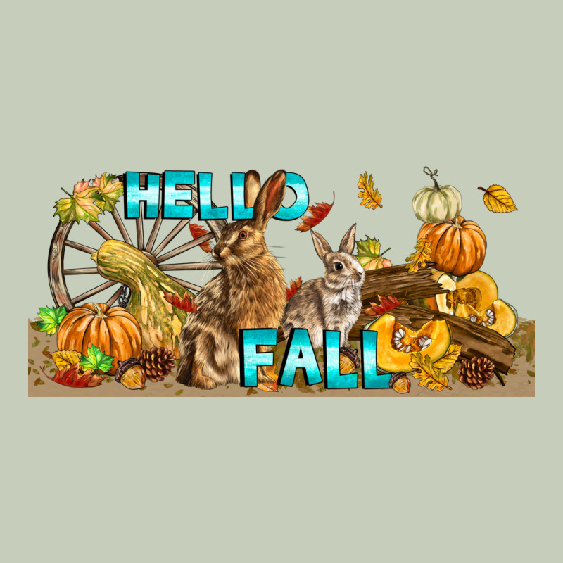 Hello Fall Rabbit Long Sleeve Tee by LillyAllenDesigns | Teevron