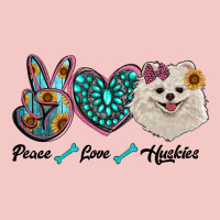 Peace Love Pomeranian Urban Heavy Tee | Teevron