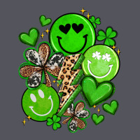 St Patrick's Day Green Smile Vintage Hoodie | Teevron