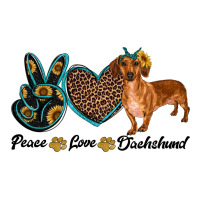 peace love dachshund | Teevron