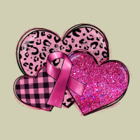 Breast Cancer Hearts Heavy Core Tee | Teevron