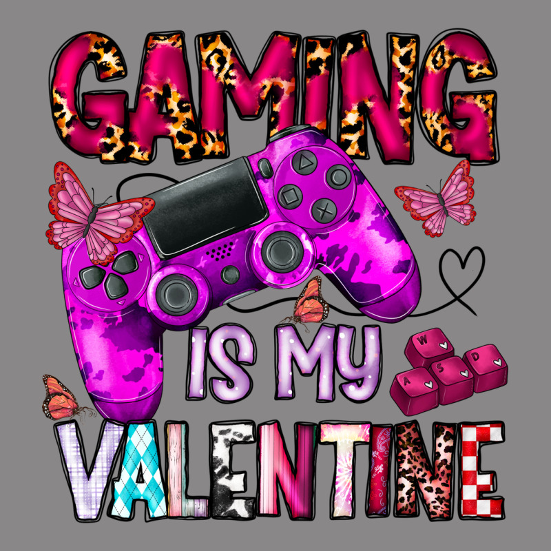 Gaming Is My Valentine Vintage Tee by CowhideDigitalArt | Teevron