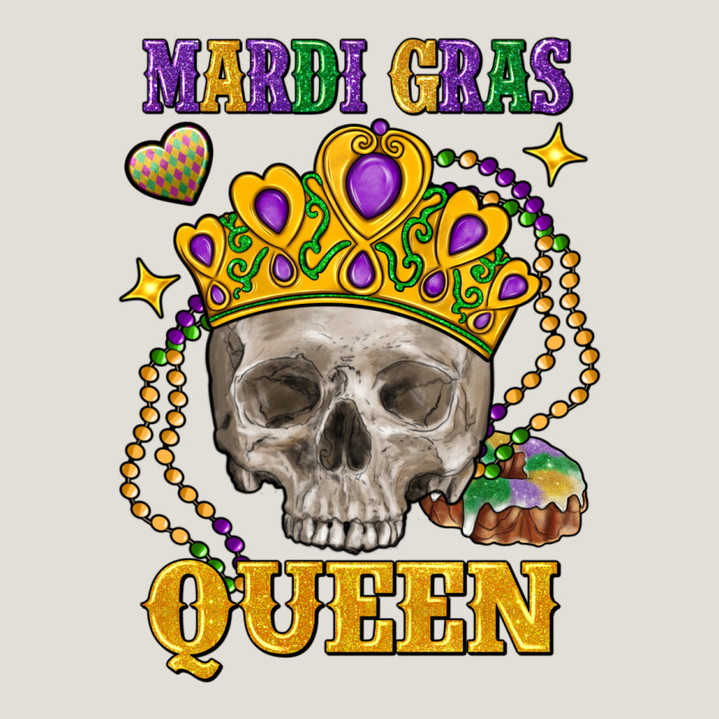 Skull Mardi Gras Queen Heavy Core Tee by FaDigitalArtStudio | Teevron