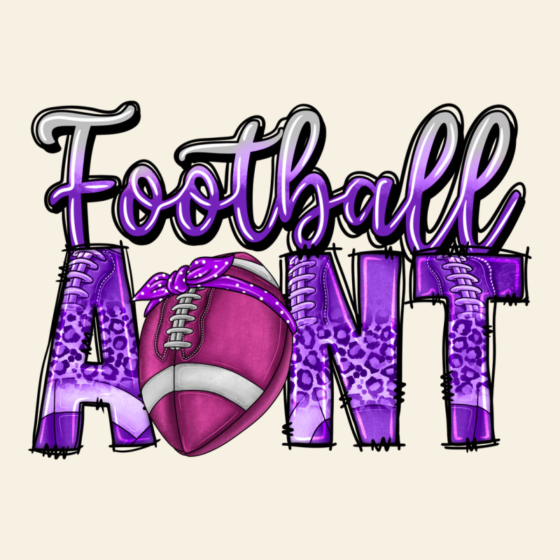 Football Aunt Vintage Tee by CowhideDigitalArt | Teevron