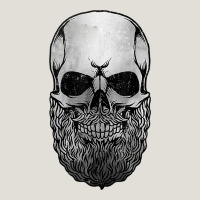 Creepy Bald And Bearded Skull For Halloween & Skeletons Fans T Shirt Heavy Core Tee | Teevron