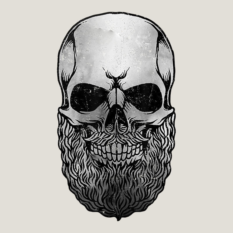 Creepy Bald And Bearded Skull For Halloween & Skeletons Fans T Shirt Heavy Core Tee by baoMotion | Teevron