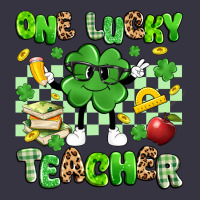 One Lucky Teacher Vintage Hoodie | Teevron