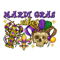 Mardi Gras vibes skull | Teevron