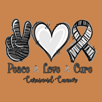 Peace Love Cure Carcinoid Cancer Heavyweight Hoodie | Teevron