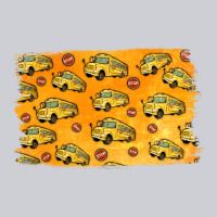 School Bus Pattern Heavyweight Sweatshirt | Teevron