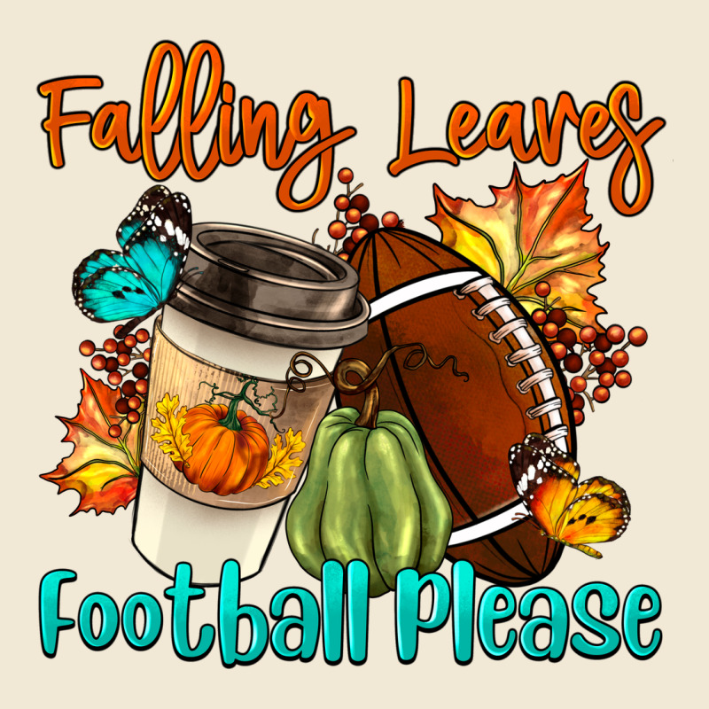 Falling Leaves Football Please Ladies Tee by LillyAllenDesigns | Teevron
