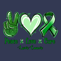 Peace Love Cure Liver Cancer Heavyweight Hoodie | Teevron