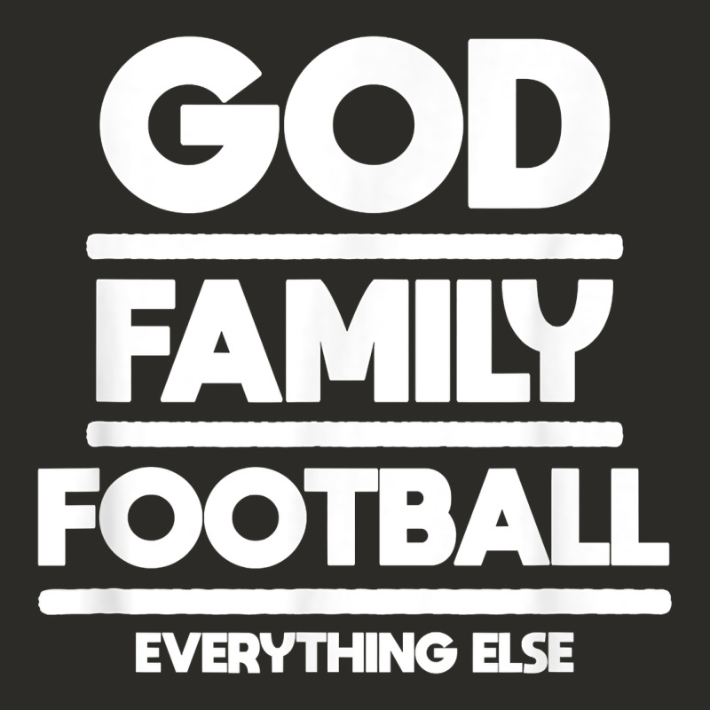 God Family Football Christian Faith Shirt Heavy Core Tee by baoMotion | Teevron