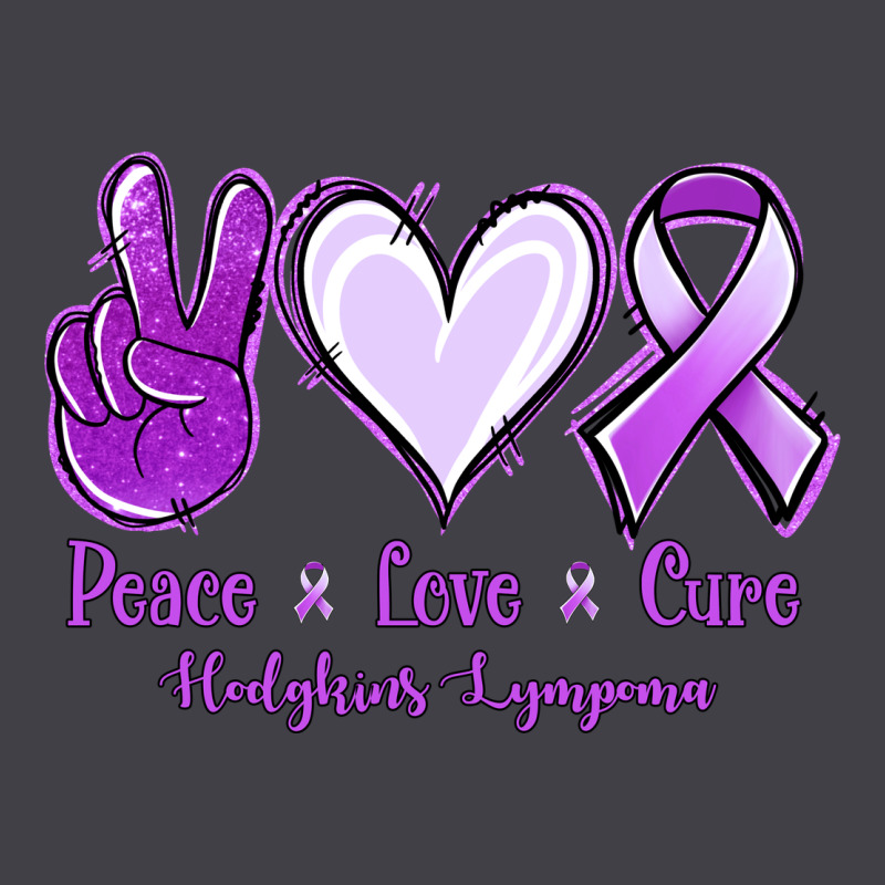Peace Love Cure Odgkins Lympoma Heavyweight Hoodie by Jasminsmagicworld | Teevron