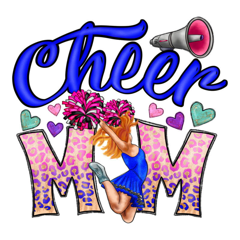 Cheer Mom Ladies Tee by CowhideDigitalArt | Teevron