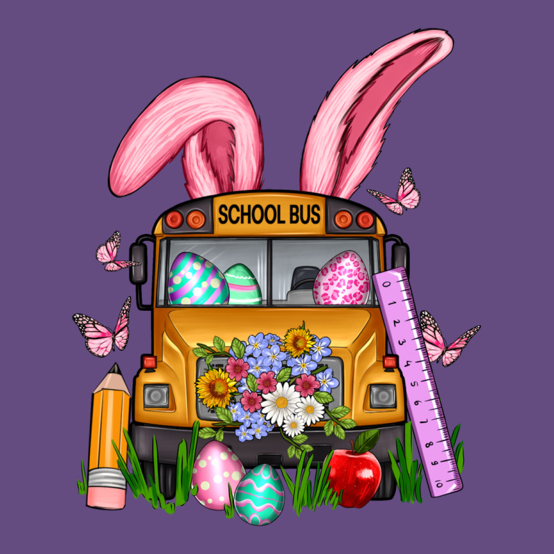 School Bus Easter Vintage Hoodie by Artiststas | Teevron