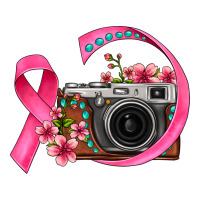 floral cancer ribbon vintage camera | Teevron