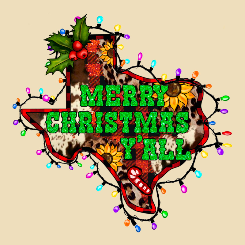 Merry Christmas Y'all Texas Map Premium Hoodie by BarkalooDesign | Teevron