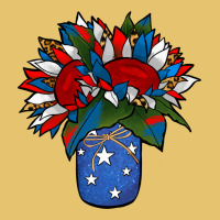 Patriotic Sunflower In A Jar Premium Sweatshirt | Teevron