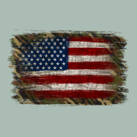 Camouflage Usa Flag Background Classic Tee | Teevron
