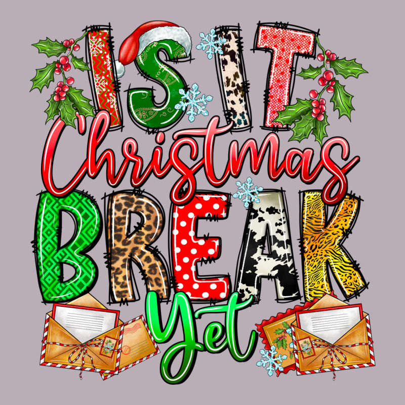 Is It Christmas Break Yet Vintage Tee by CowhideDigitalArt | Teevron
