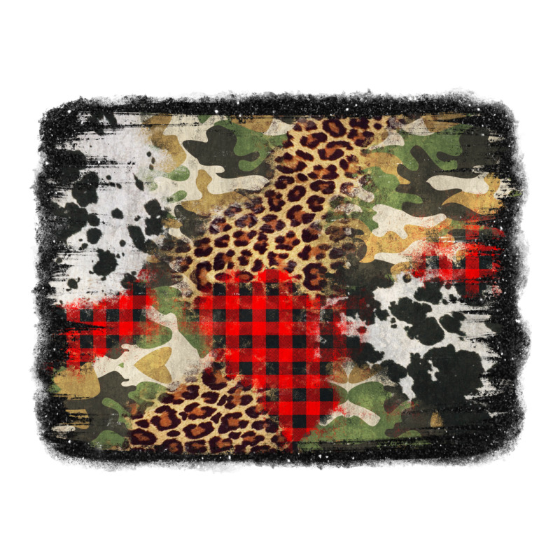 Army Cowhide Leopard Christmas Zipper Hoodie by Jasminsmagicworld | Teevron