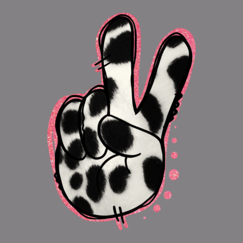 Black White Dalmatian Peace Sign Heavyweight Hoodie by Jasminsmagicworld | Teevron