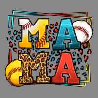 Leopard Softball And Baseball Mama Mother's Day Vintage Tee | Teevron