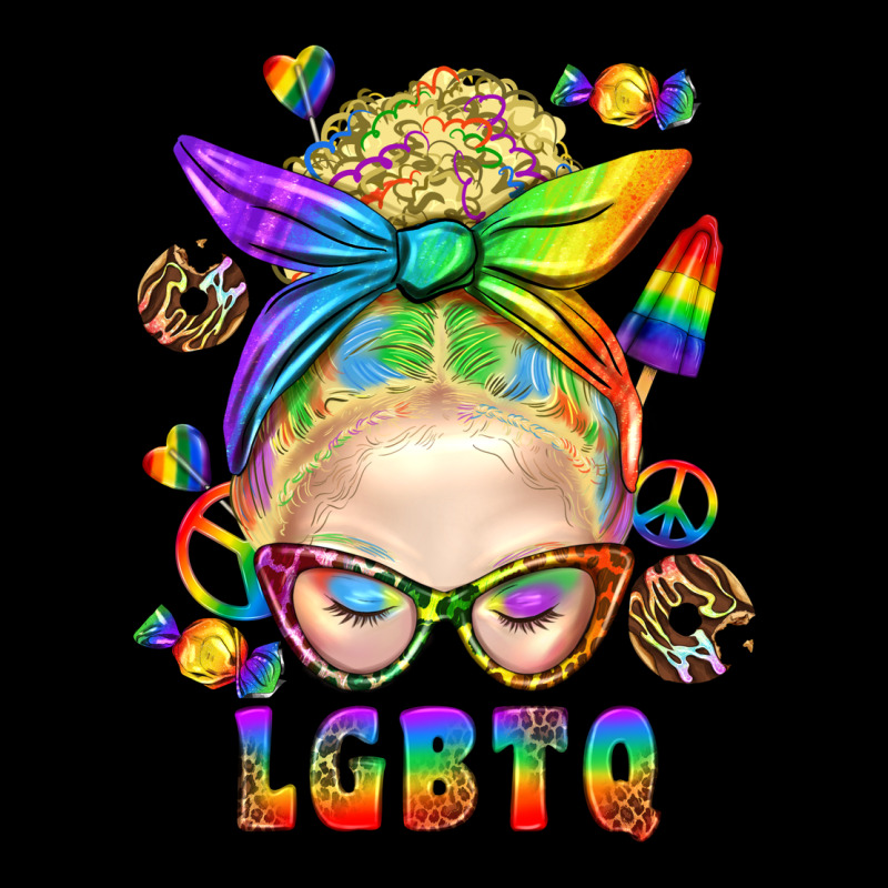 Lgbtq+ Messy Bun With Snacks Premium Tee by BundleAndBundleShop | Teevron