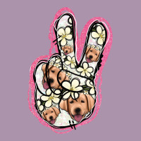 Jack Russel Peace Sign Heavyweight Hoodie | Teevron