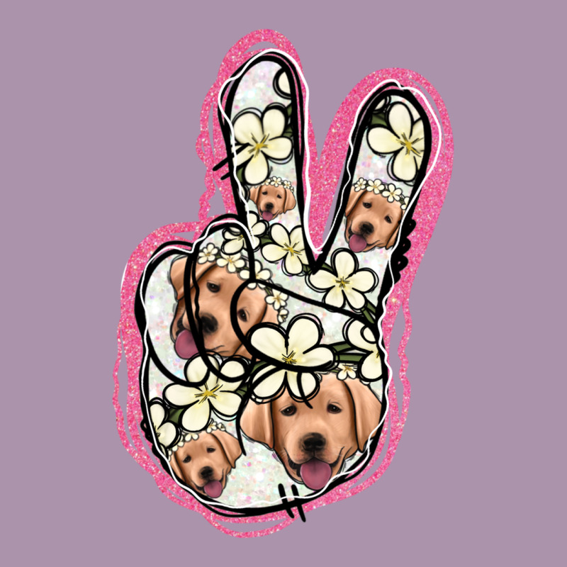 Jack Russel Peace Sign Heavyweight Hoodie by Jasminsmagicworld | Teevron