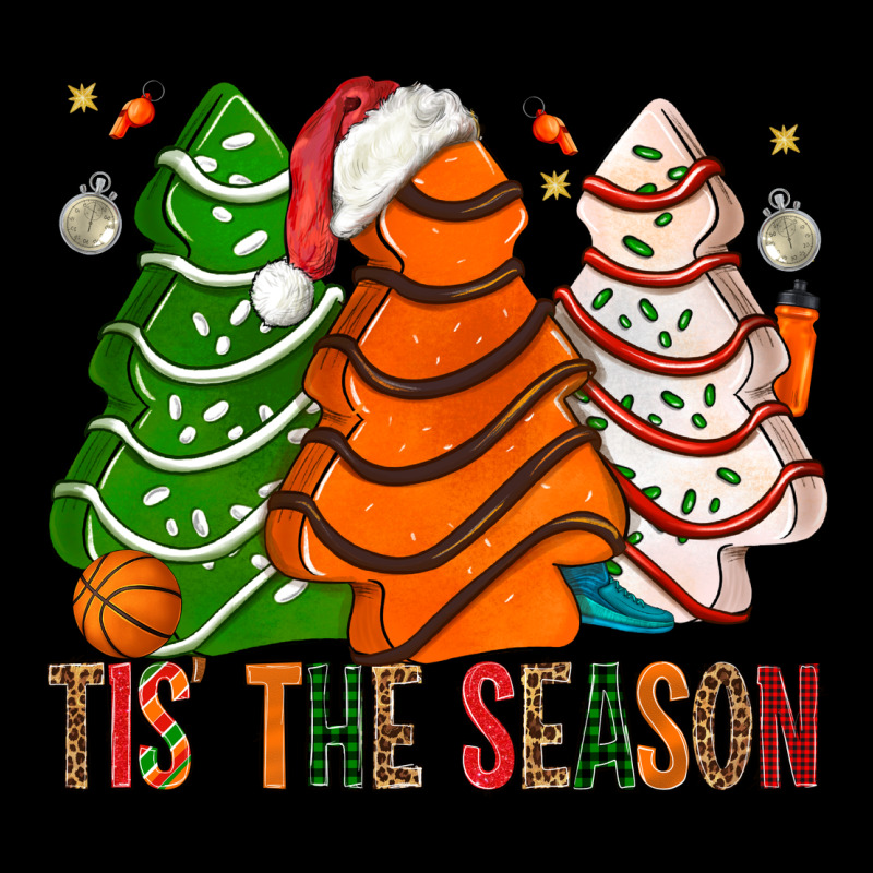 Tis' The Season Basketball Christmas Cakes Premium Tee by BundleAndBundleShop | Teevron