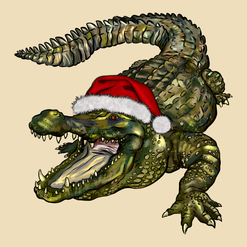 Christmas Alligator Premium Hoodie by BarkalooDesign | Teevron