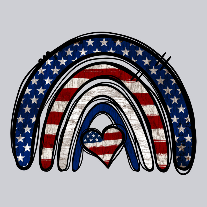 Usa American Flag Rainbow Heavyweight Sweatshirt by Jasminsmagicworld | Teevron
