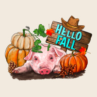 Hello Fall Pig Zipper Hoodie | Teevron