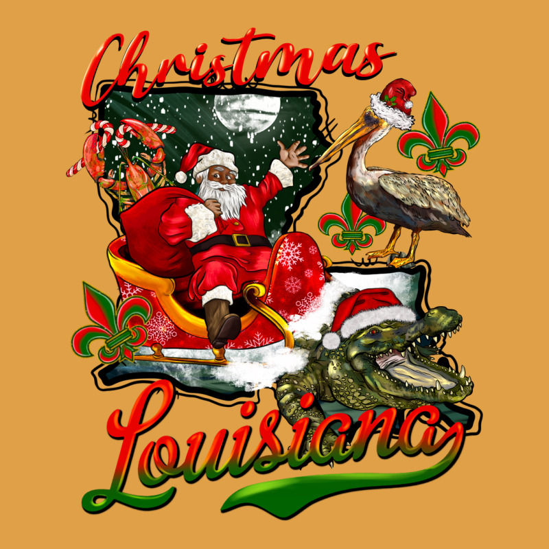 Louisiana Christmas With  Afro Santa Premium Hoodie by BarkalooDesign | Teevron