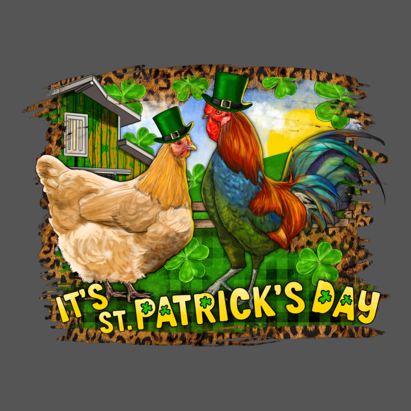It's St. Patrick's Day Rooster And Chicken Zipper Hoodie by RanaPortraitStore | Teevron