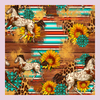 Western Horse Sunflowers Gemstone Seamless Pattern Classic Tee | Teevron