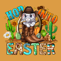 Hop Into Easter Bunny Western Urban Heavy Tee | Teevron