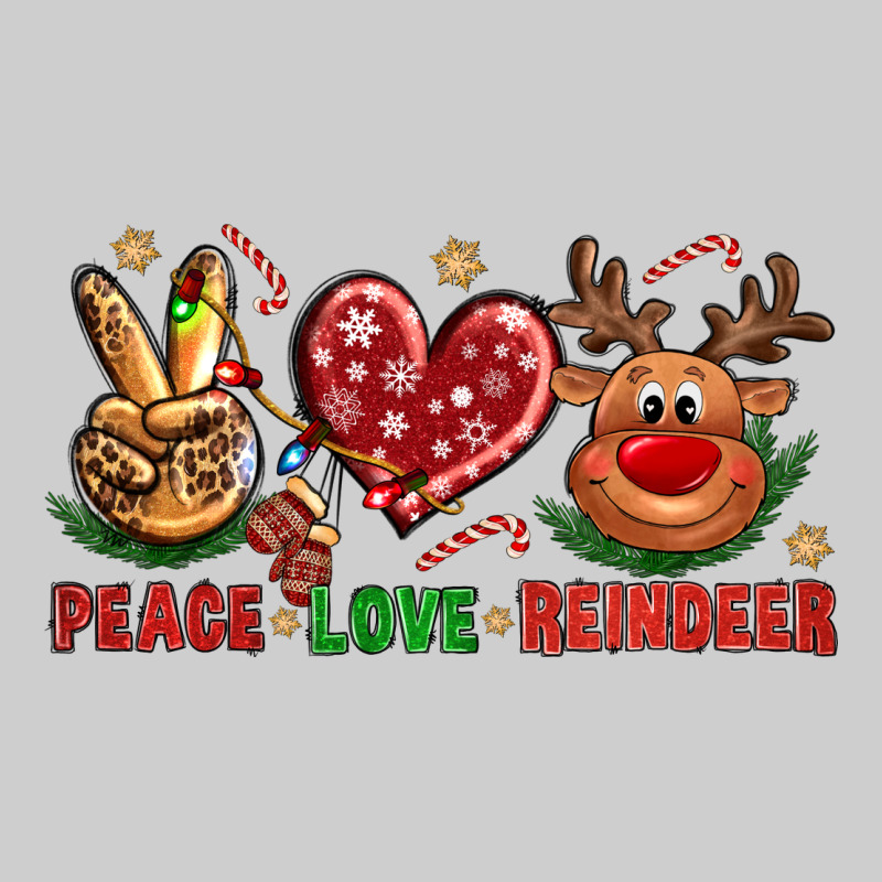 Peace Love Reindeer Christmas Premium Tee by BundleAndBundleShop | Teevron
