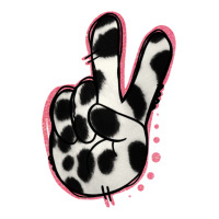 Black White Dalmatian Peace Sign | Teevron