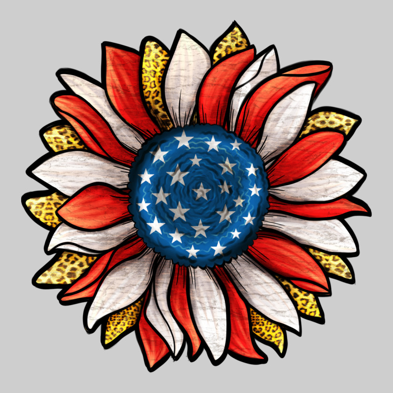 Patriotic Sunflower Premium Sweatshirt by Jasminsmagicworld | Teevron