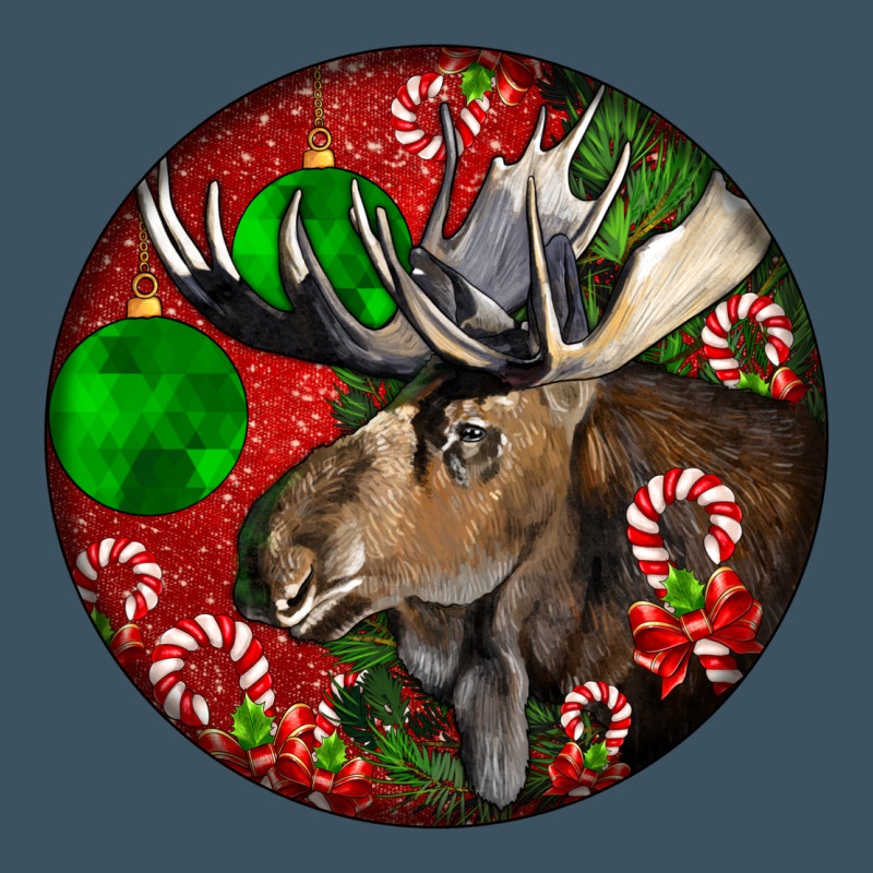 Moose Buck Deer Christmas Urban Heavy Tee by LillyAllenDesigns | Teevron